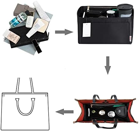 ZTUJO Purse Organizer Insert For Handbags, Silky Touching Bag Organizer Insert - Image 4