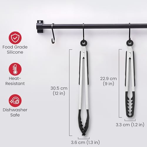 2 PCS Pasta Tong Spaghetti Tongs - Image 2