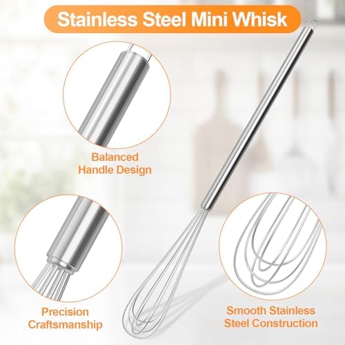 2‑Pcs 11‑Inch Mini Whisk, Small Whisk - Image 5