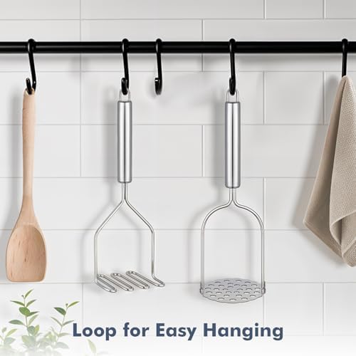 2PCS Stainless Steel Mashed Potato Masher - Image 5