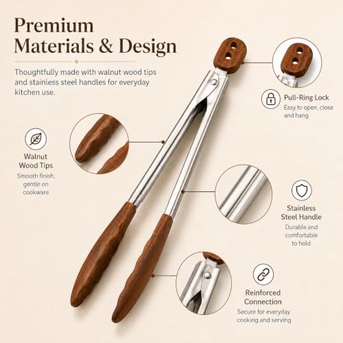 Wooden Tongs for Cooking - Image 5