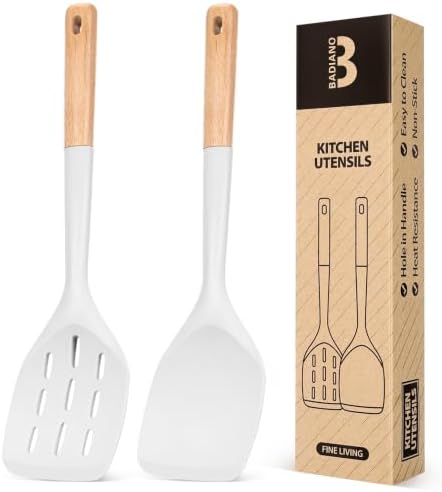 Badiano Silicone Spatula, Non Stick Turner by BADIANO