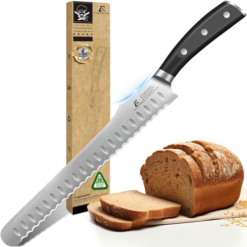 CoquusAid Resharpenable Bread Knife by CoquusAid