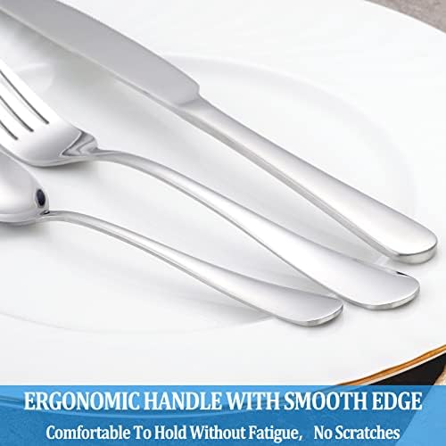 24 Pcs Teaspoons Set, Food Grade Stainless Steel Tea Spoons, Durable Small - Image 5