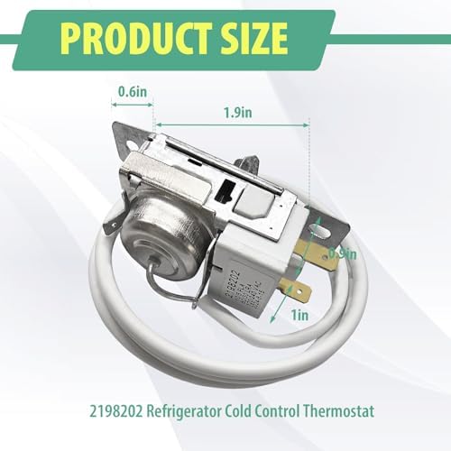 Silver 2198202 Refrigerator Cold Thermostat Control Replacement - Image 3