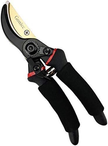 gonicc 8" Professional Premium Bypass Titanium Pruning Shears - Image 3