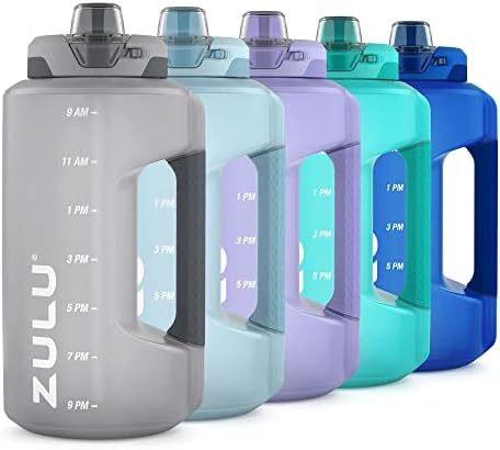 ZULU Goals 64oz BPA-Free Plastic Water Bottle by Zulu