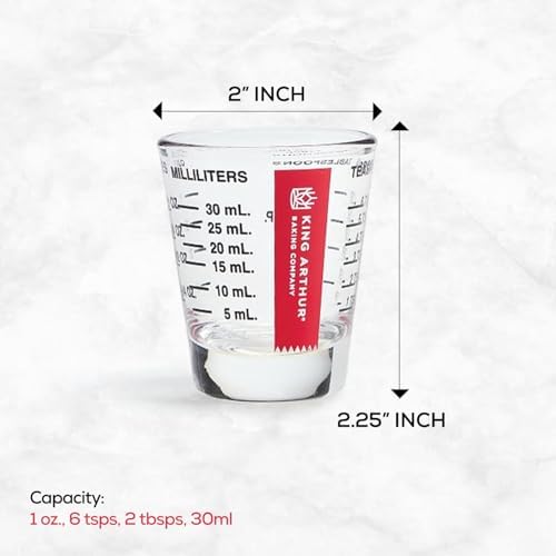 King Arthur Baking Company Mini Measure Multi-Purpose Shot Glass, Heavyweight - Image 3