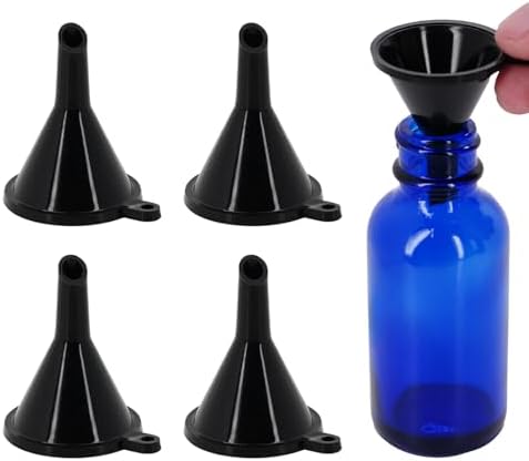 Mini Funnel 4-Pack for Lab Bottles, Sand Art, Essential Oil, Recreational by Unknown