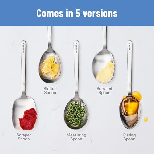 Misen Slotted Chef Spoon – Stainless Steel Draining and Serving Spoon - Image 7