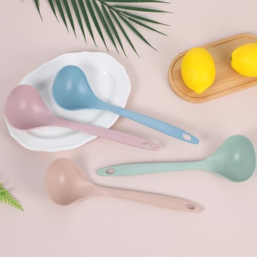 4Pcs Small Soup Spoon PP Ladle Spoon Cooking and Serving Spoons Soup - Image 3