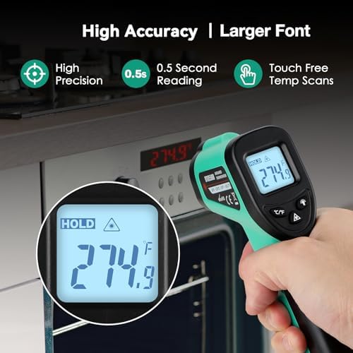 OnniOne Digital Laser Thermometer Temperature Gun - Image 3