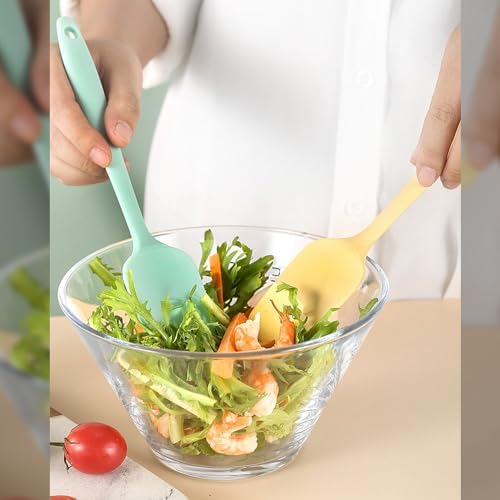 8 PCS, 8.2Inch Silicone Spatulas Rubber Spatula Small Spatula Baking Mini - Image 7