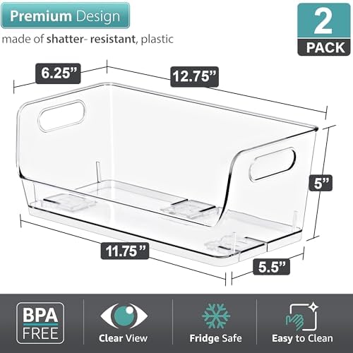 Sorbus Clear Pantry Organizer - Image 3