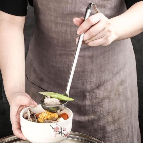 Stainless Steel Soup Ladle Set Long Handled Spoons - Image 2