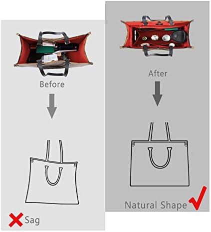 ZTUJO Purse Organizer Insert For Handbags, Silky Touching Bag Organizer Insert - Image 6