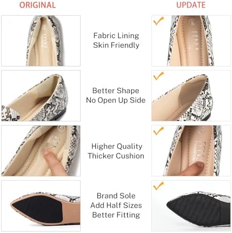 MUSSHOE Flats for Women Pointed Toe-Comfortable Business Casual Work Shoes - Image 6