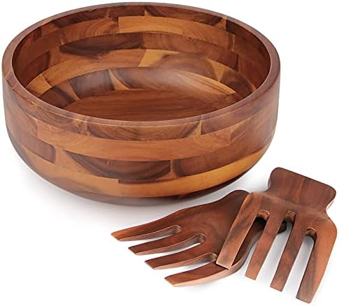 AIDEA Acacia Wood Salad Bowl Set by AIDEAHOME