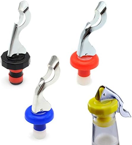 Wine Stoppers, Food-safe Silicone Bottle Stoppers, Expanding Manual Beverage by M+MUGIT
