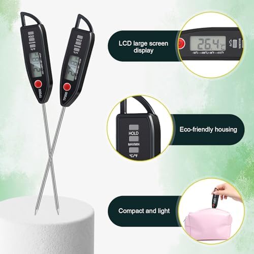 Copkim 3 Set Digital Food Thermometer Long Probe Instant - Image 3