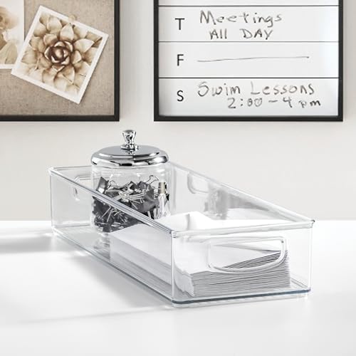 iDesign Slim Extra Long Clear Storage Bin - Image 6