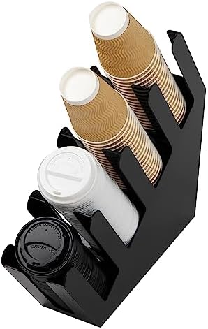 Mind Reader Cup and Lid Dispenser, Countertop Org, Coffee Bar, Beverage Cup - Image 4