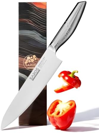 8 Inch Japanese Kitchen Knife – Professional Gyuto Chef Knife by IGNITEDCUTLERY