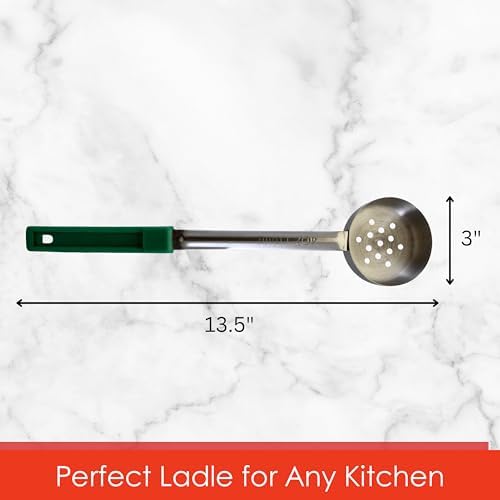 4 oz Slotted Stainless Steel Portion Control Ladle Spoodle - - Image 4