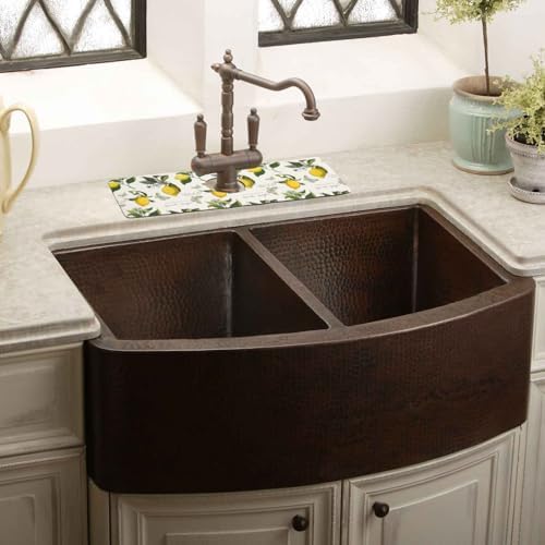 Sink Faucet Absorbing Mat, 2 Pack Drying Mat Around Faucet Sink Splash Guard - Image 3