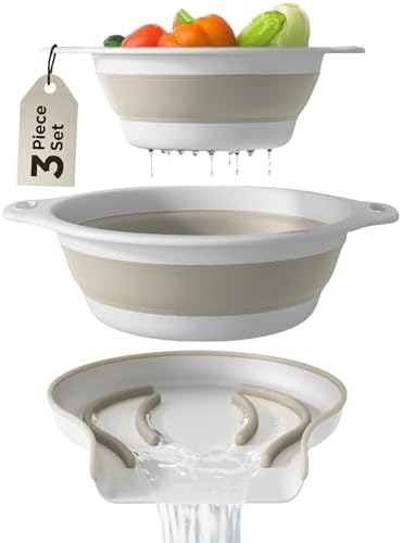 Collapsible Colanders Food Strainers by Gevoli