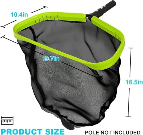 Sepetrel Pool Net, 20 Inch Professional Swimming Pool Leaf Skimmer Nets - Image 3