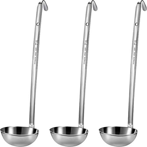 Meekoo 3 Pcs Stainless Steel Ladles Soup by meekoo