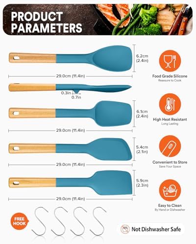 Badiano Silicone Spatula Spoon Set - Image 2