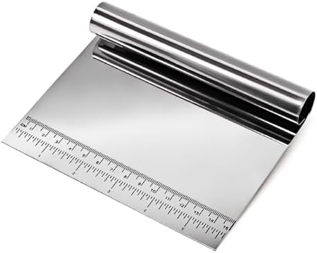 Dough Pastry Scraper Stainless Steel Bench Scraper by SSydl