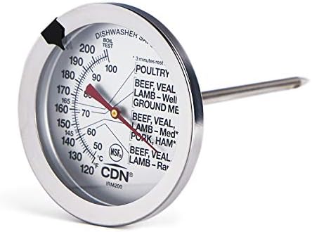 CDN Ovenproof Meat Thermometer NSF Certified Pro Accurate, Temperature Guide on by CDN-ComponentDesignNorthwestInc