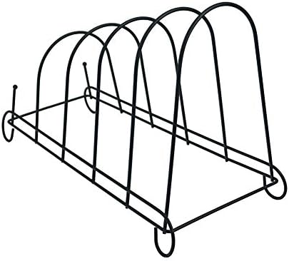 Artliving 5-Tier Metal Scrollwork Dish Rack Plate Rack Display Stand Holder - Image 4