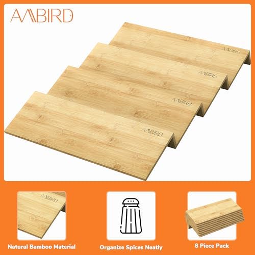 AMBIRD Bamboo Spice Drawer Organizer - Image 5