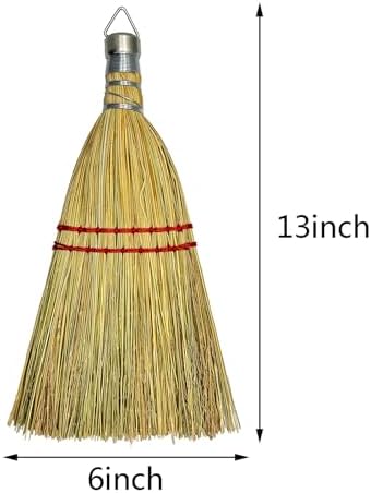 12 Inch Corn Handmade Broom Mini Whisk Made of Natural Corn Broom Straw - Image 5