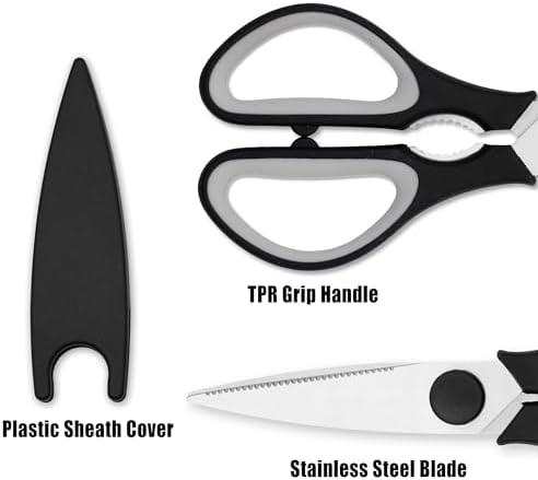 Grip Multi-Purpose Stainless Steel Kitchen Scissors - Image 2