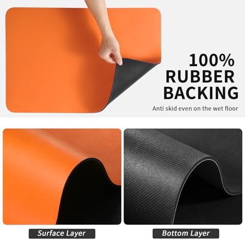 HotLive Dish Drying Mat for Kitchen Counter, Heat Resistant Drainer Mats - Image 5