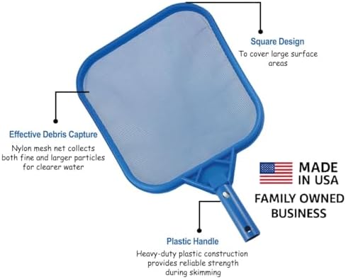 JED Pool Tools 40-364 Basic Skimmer Head – Heavy-Duty Pool Skimmer Net Head - Image 5