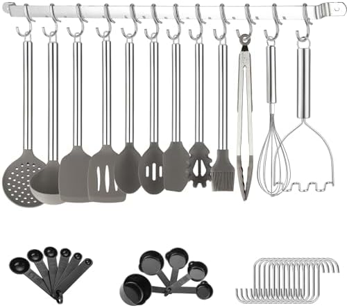 Kitchen Utensils Set, Kyraton 38 Piece Silicone kitchen Cooking Utensils Set by Kyraton