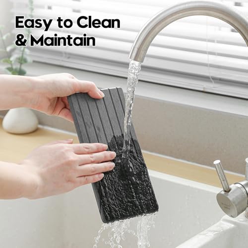 3 Pack Diatomite Stone Sink Tray, Water Absorbing Mat - Image 7