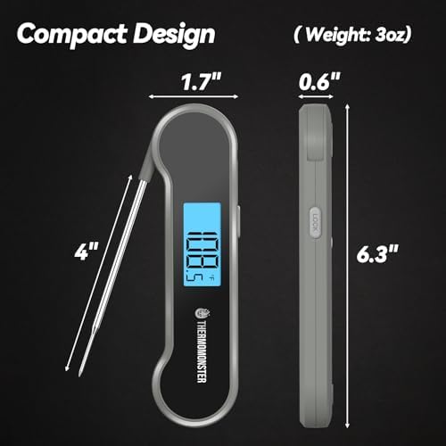 0.5 Sec Instant Read Meat Thermometer Digital - Image 3