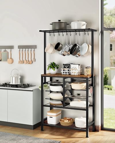 CHOEZON Pots and Pans Organizer Rack, Kitchen Bakers Rack, Kitchen Island Table - Image 2
