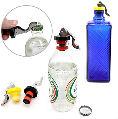 Wine Stoppers, Food-safe Silicone Bottle Stoppers, Expanding Manual Beverage - Image 4