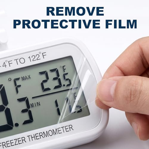 Waterproof Refrigerator Fridge Thermometer, Digital Freezer Room Thermometer - Image 5