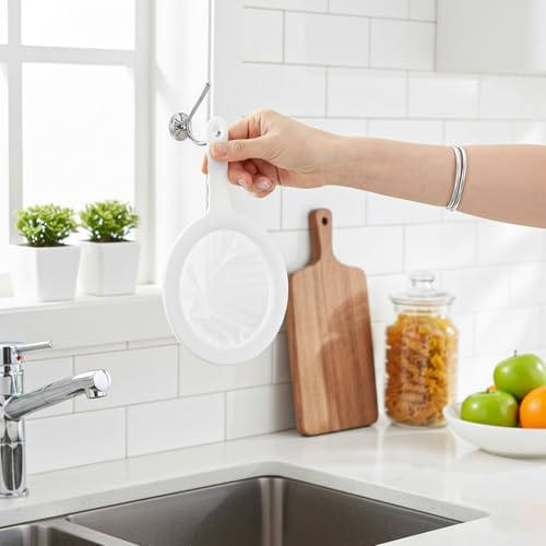 Grevosea 2 Pcs Fine Mesh Strainer Small Plastic Juice Strainer After Juicing - Image 7