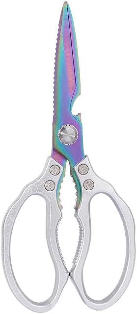 Heavy Duty Sharp Kitchen Scissors, Dishwasher Safe, Cooking Shears by AWinjoykitchenshears