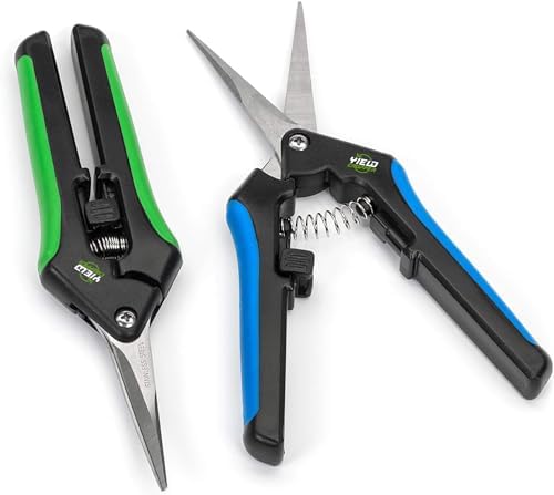 Hydroponic 2Pack Microtip Straight blade/Curved Blade Flower Leaf Trimmer - Image 3